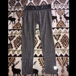 PINK Victoria’s Secret grey logo legging